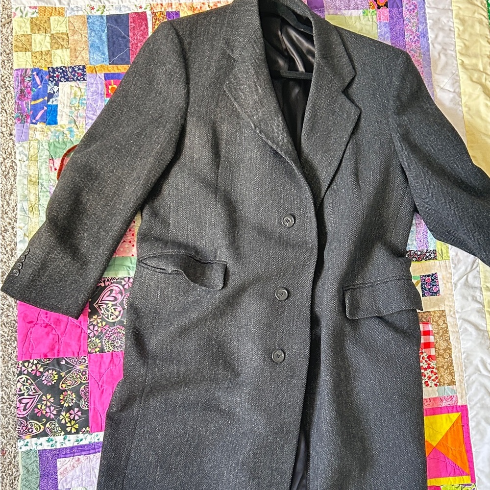[EXCLUSIVE!] Classy Gray Men’s Trench Coat